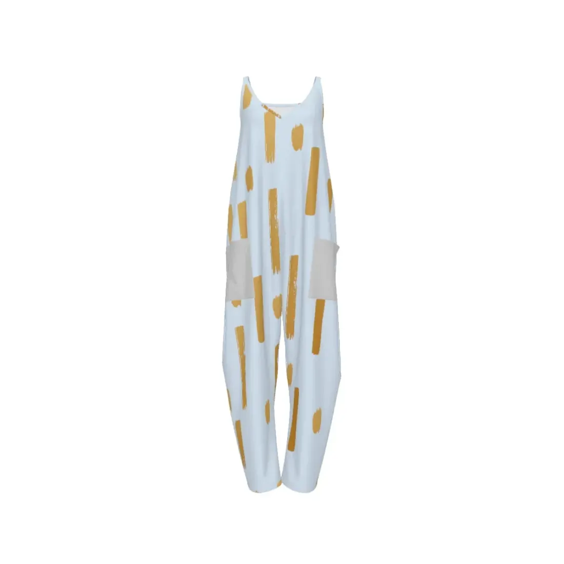 Women's V-neck Sleeveless Jumpsuit — photo 2