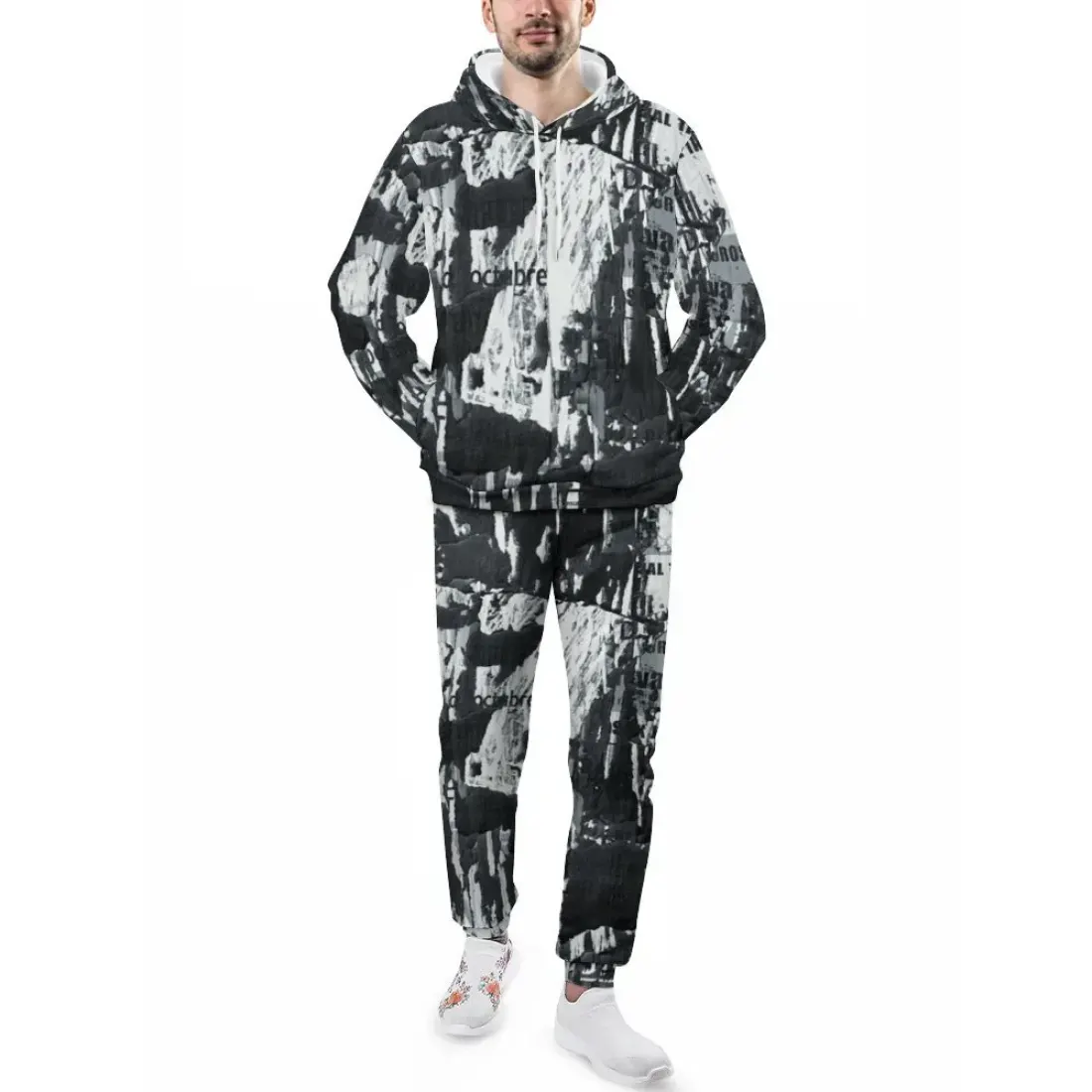 Men's Cotton Feel All-Over Print Tracksuit 4T03 — photo 2