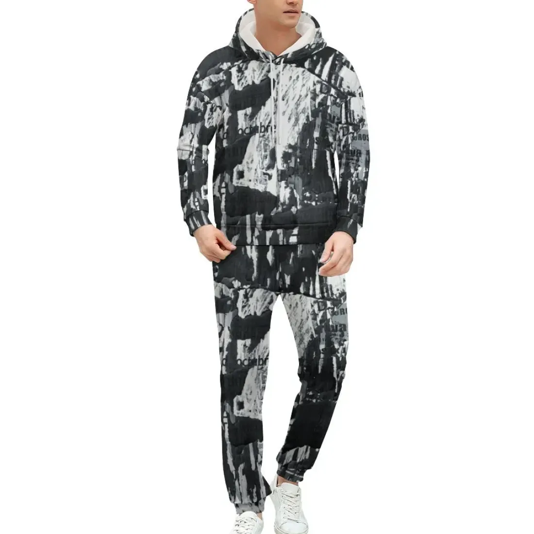 Men's Cotton Feel All-Over Print Tracksuit 4T03 — photo 3