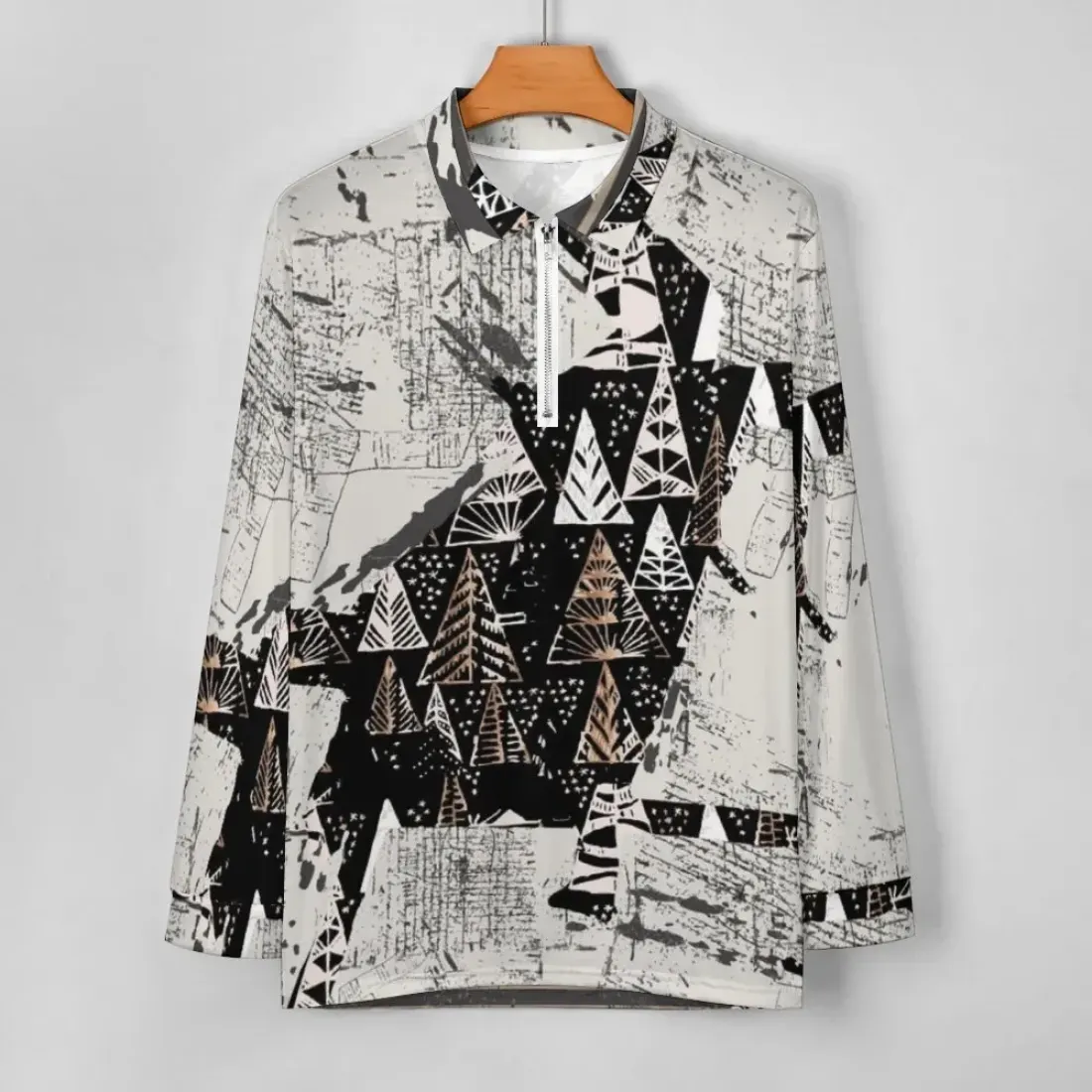 Long-Sleeve Zip Polo Shirt（RL） — photo 5