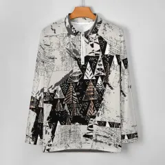 Long-Sleeve Zip Polo Shirt（RL） thumbnail 5