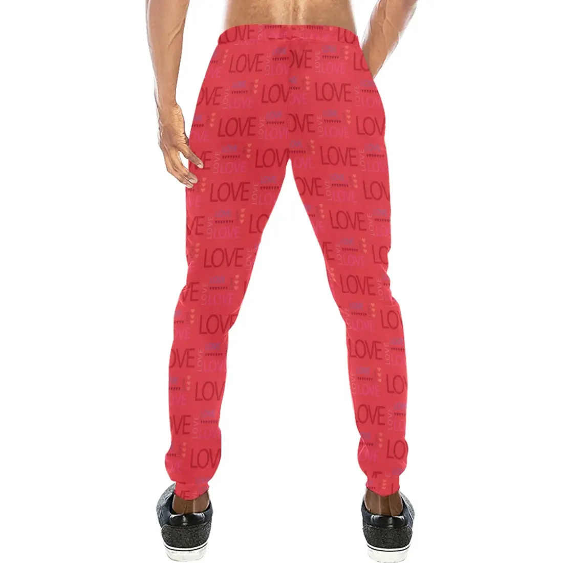 All Over Print Unisex Sweatpants(Model L11) — photo 3