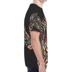 Men's All Over Print Mesh T-shirt (Model T45) thumbnail 3