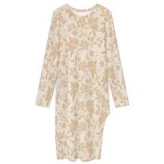 Long Sleeve Slit Bodycon Midi Dress thumbnail 3