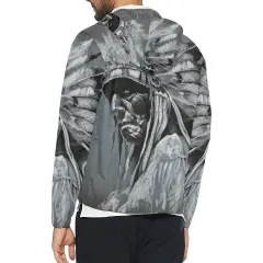 Unisex All Over Print Hooded Windbreaker (Model H23) thumbnail 3