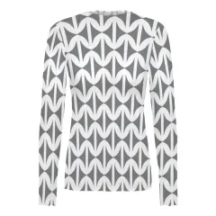High Neck Long Sleeved Mesh Top thumbnail 6