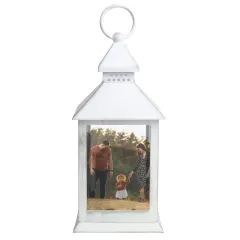 Personalised Photo Lantern, White Wooden Memory Light, Custom Picture Keepsake Home Decor thumbnail 5