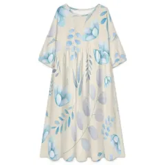 Women's Empire Waist Smock Dress thumbnail 3