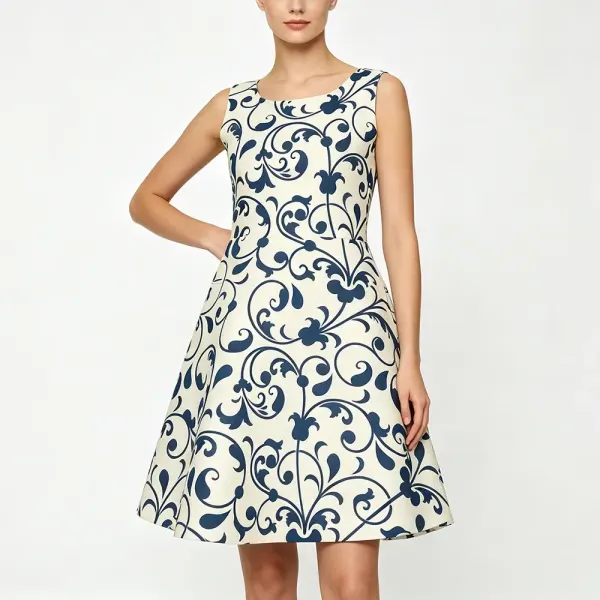 Women's Sleeveless Dress with Pockets