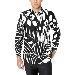 Men's All Over Print Long Sleeve Shirt Without Chest Pocket (ModelT61)(Merged Design) thumbnail 1