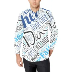Men's All Over Print Long Sleeve Shirt (Without Pocket) (ModelT61) thumbnail 1