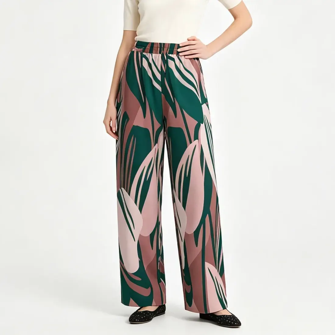 Women's Loose Pants Without Drawstring