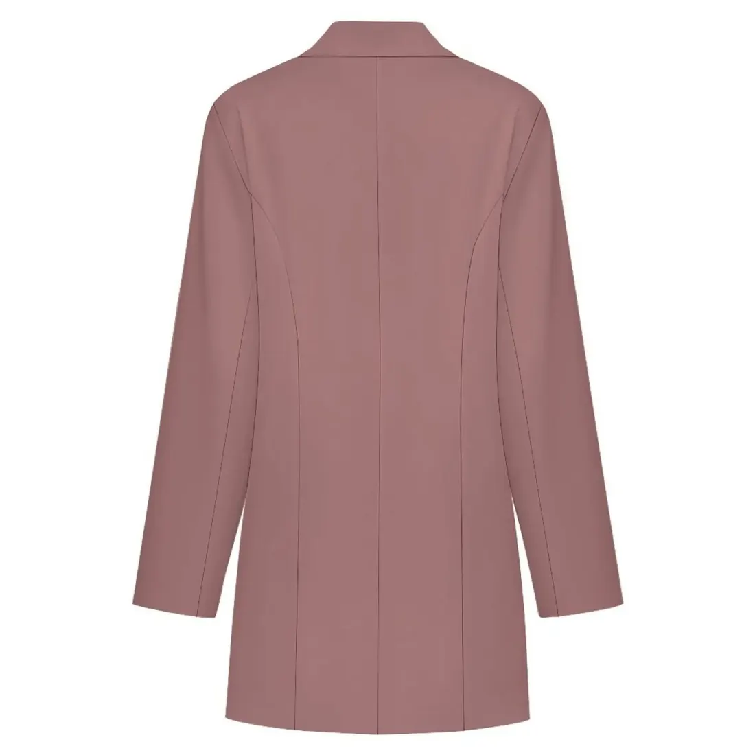 Women's Double Breasted Waist Blazer Dress — photo 4