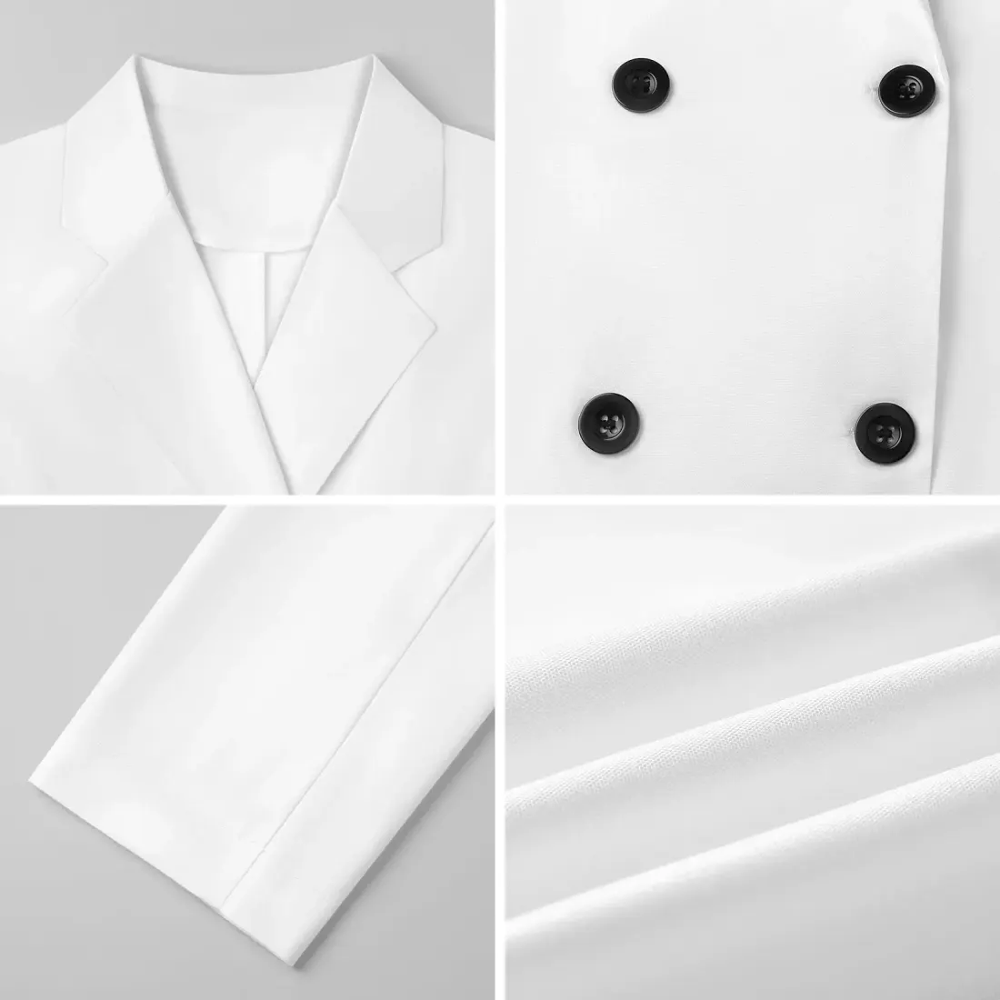 Women's Double Breasted Waist Blazer Dress — photo 5