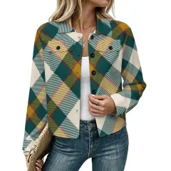 Women's Cropped Shirt Jacket thumbnail 2