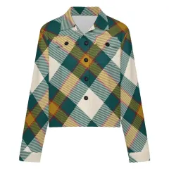 Women's Cropped Shirt Jacket thumbnail 4
