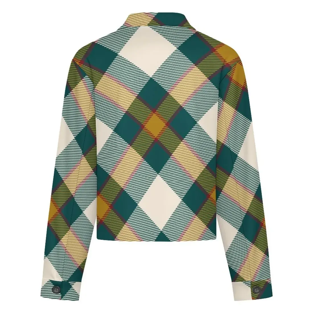 Women's Cropped Shirt Jacket — photo 5
