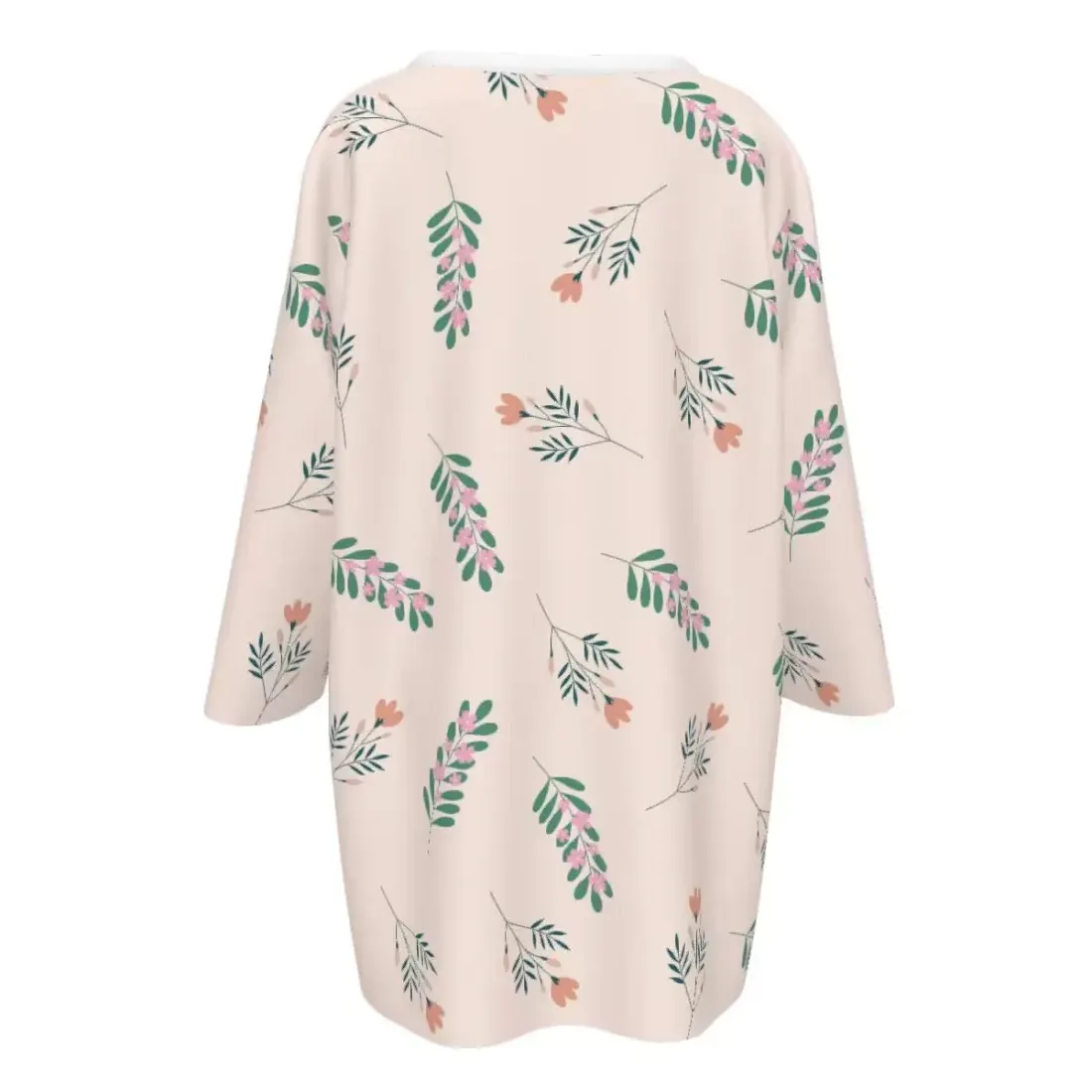 Women's Loose Crew Neck Side Split Top — photo 3