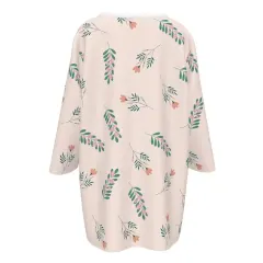 Women's Loose Crew Neck Side Split Top thumbnail 3