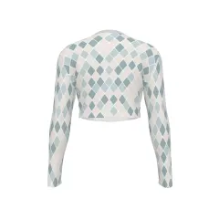 Women's V-Neck Long Sleeve Sun Protection Top thumbnail 3
