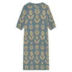 Women's Collar Side Slits Dress with Buttons thumbnail 4