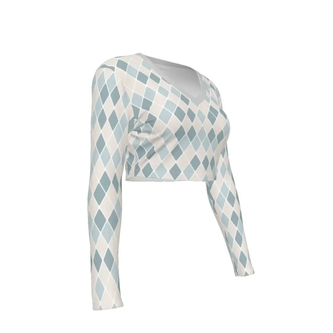 Women's V-Neck Long Sleeve Sun Protection Top — photo 4