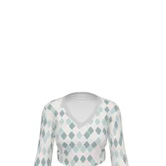 Women's V-Neck Long Sleeve Sun Protection Top thumbnail 6