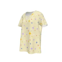 Women's Crisscross V Neck Short Sleeve Shirt thumbnail 5