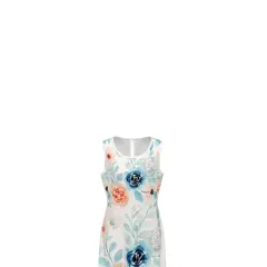 Women's Sleeveless Keyhole Back Midi Dress thumbnail 6