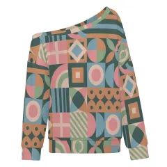 Women's Off-shoulder Long Sleeve Sweatshirt thumbnail 6