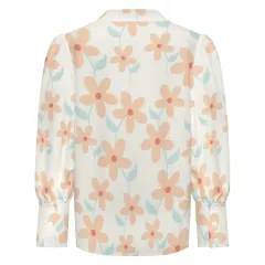Women's Satin Lantern Long Sleeve Shirt thumbnail 4