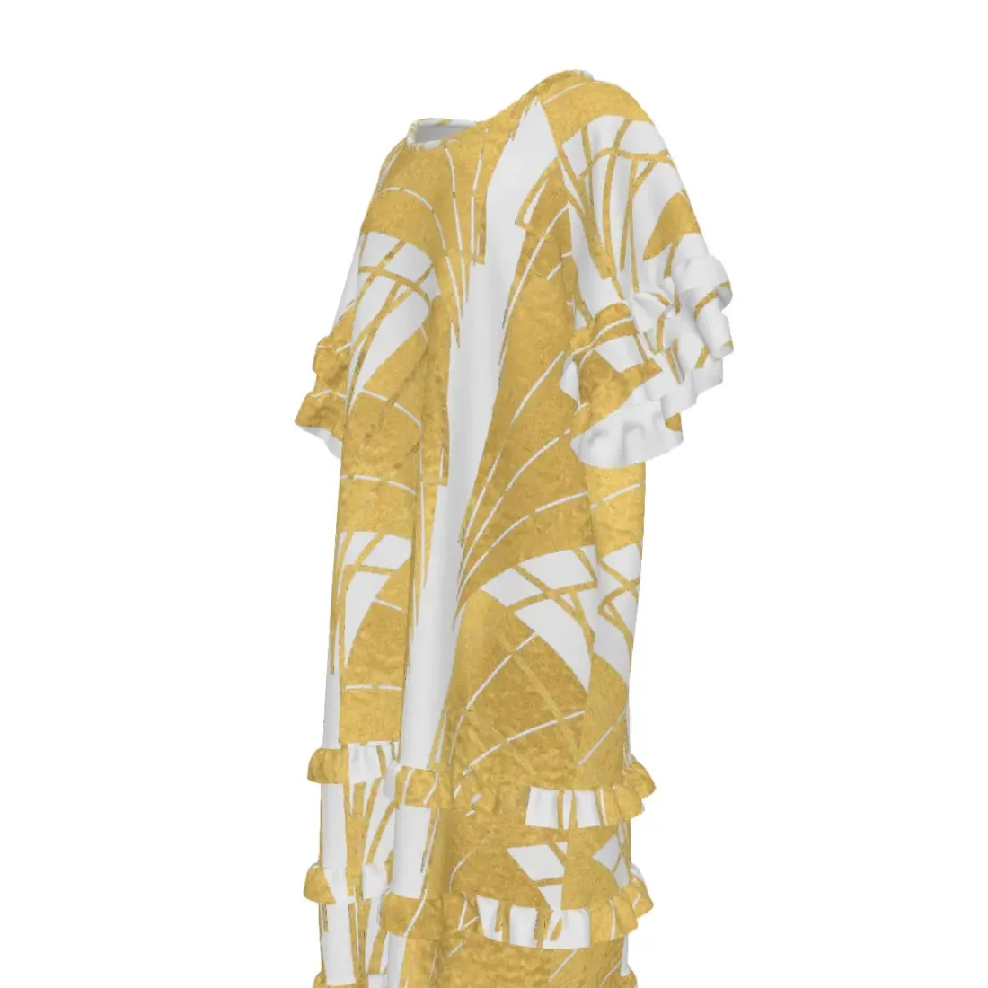 Women's Multi-Tiered Ruffle Hem Dress — photo 2