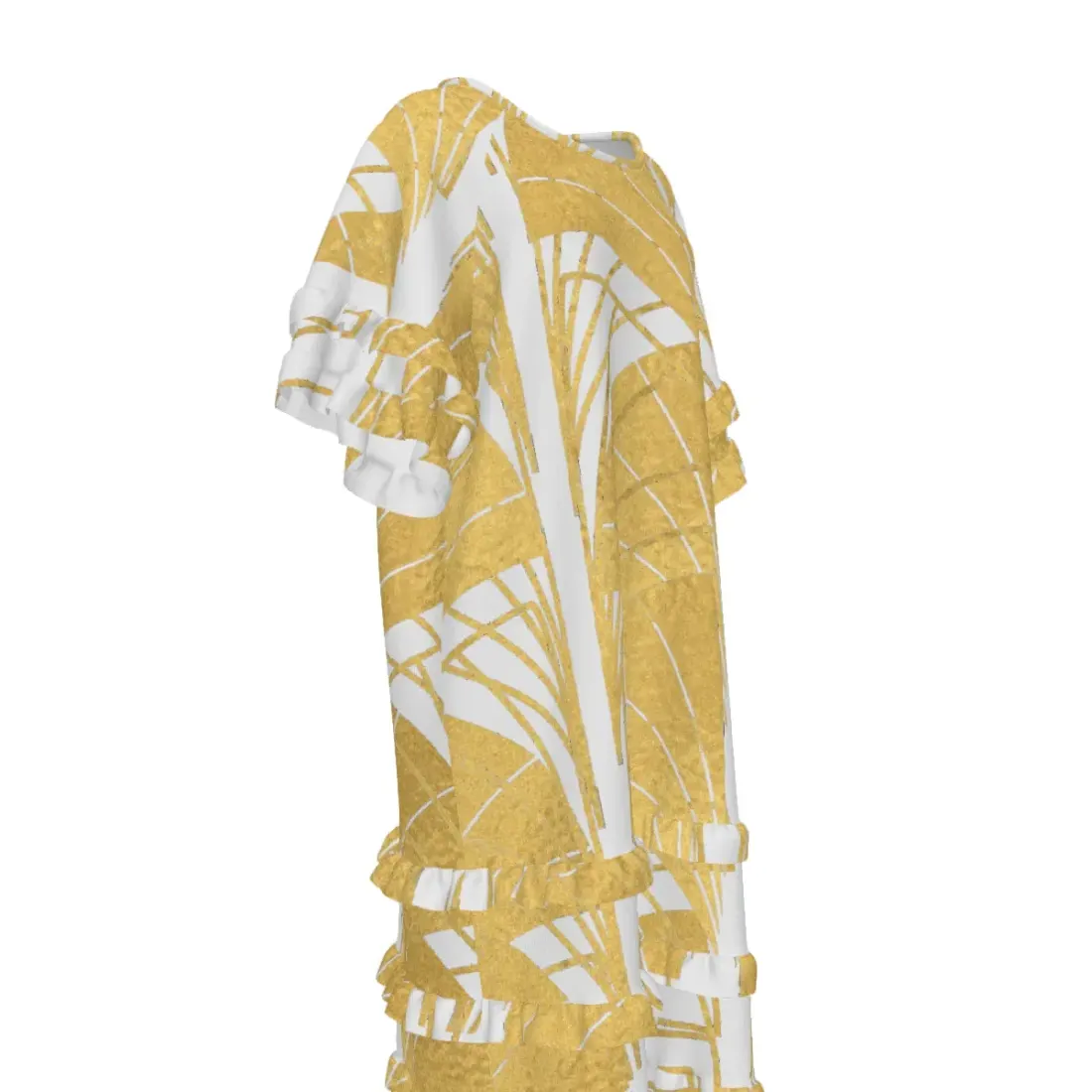 Women's Multi-Tiered Ruffle Hem Dress — photo 3