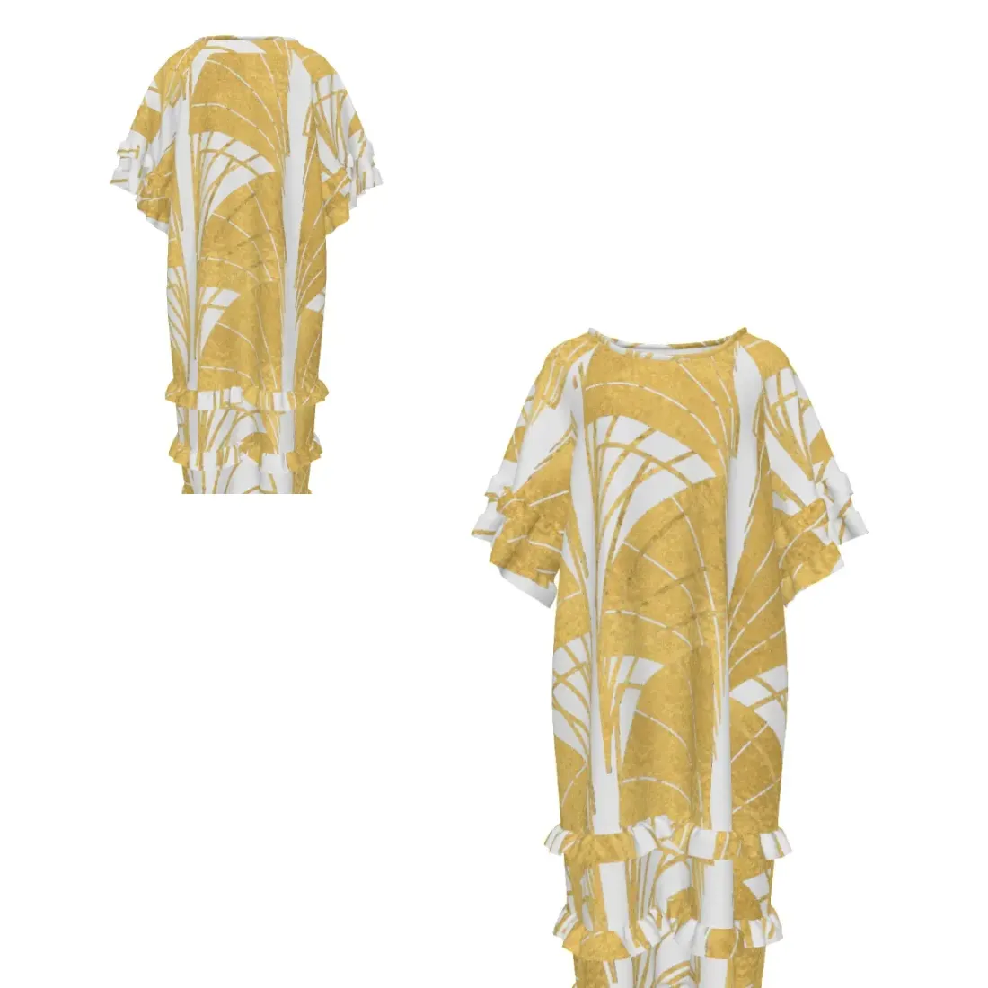 Women's Multi-Tiered Ruffle Hem Dress — photo 5