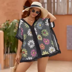 Custom Women's Beach Swim Cover Up thumbnail 2