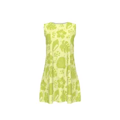 Women's Sleeveless Crew-Neck Dress thumbnail 2