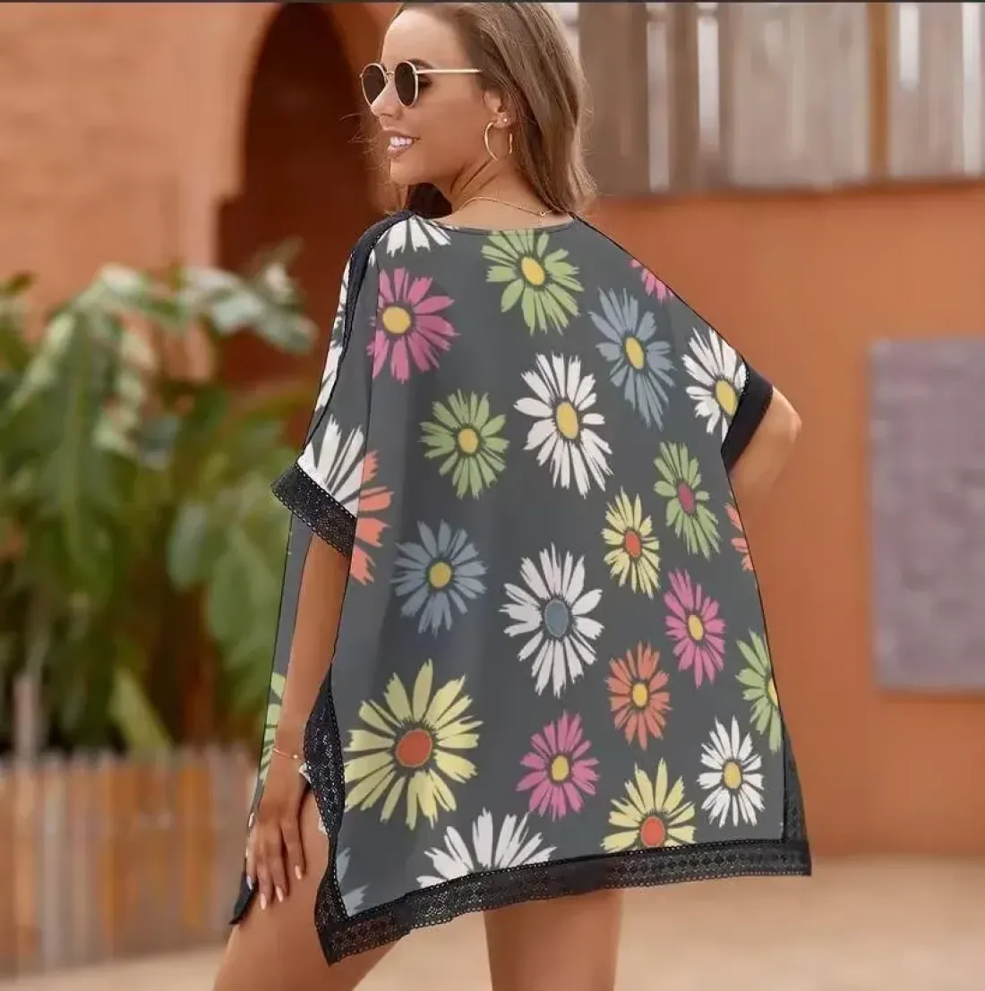 Custom Women's Beach Swim Cover Up — photo 4