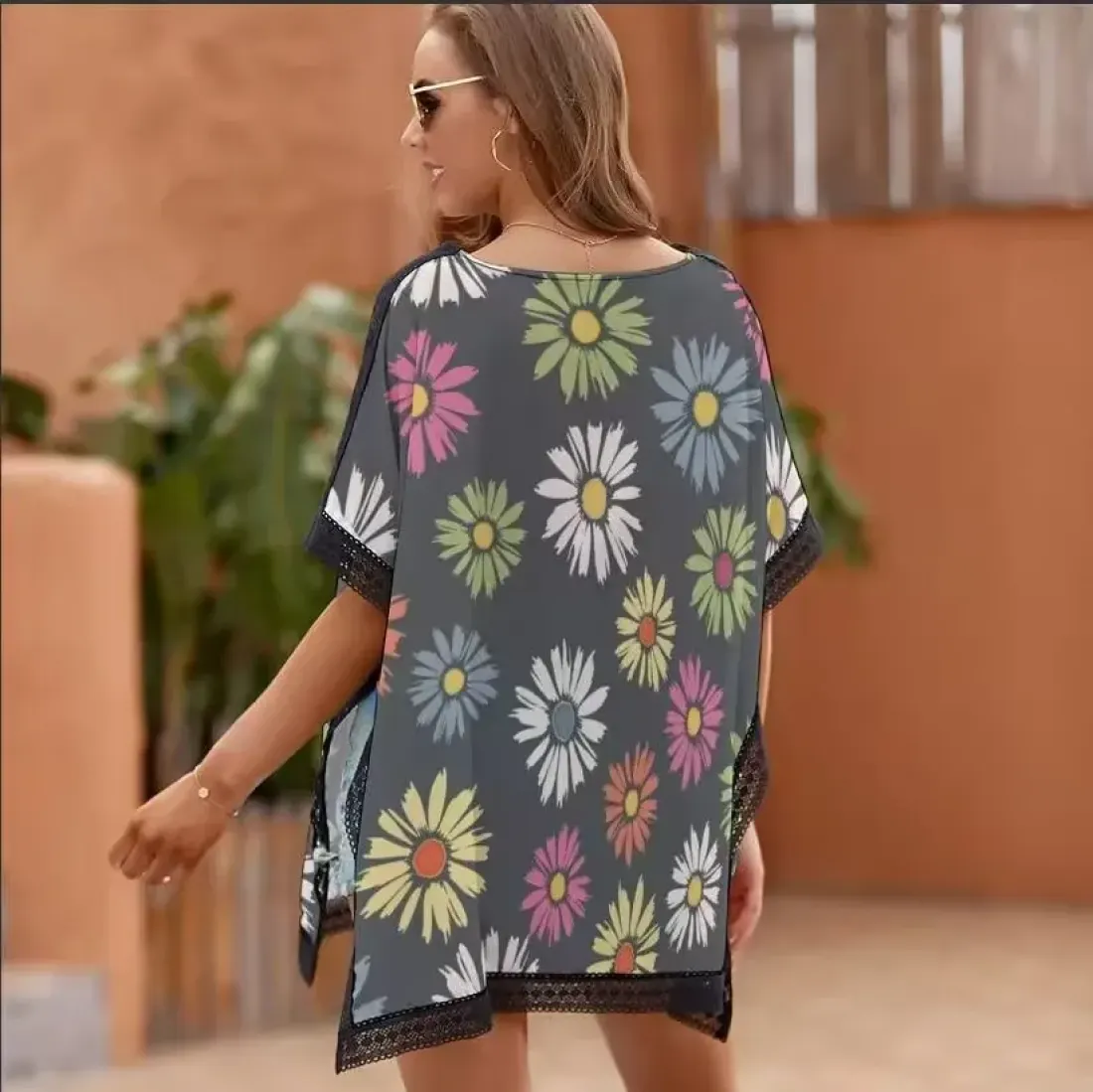 Custom Women's Beach Swim Cover Up — photo 5