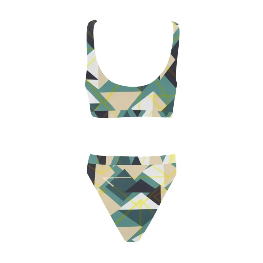 Custom Women's High Waist Bikini Set ( Model S07) — photo 5