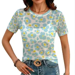Custom Women's Mesh T-shirt thumbnail 1
