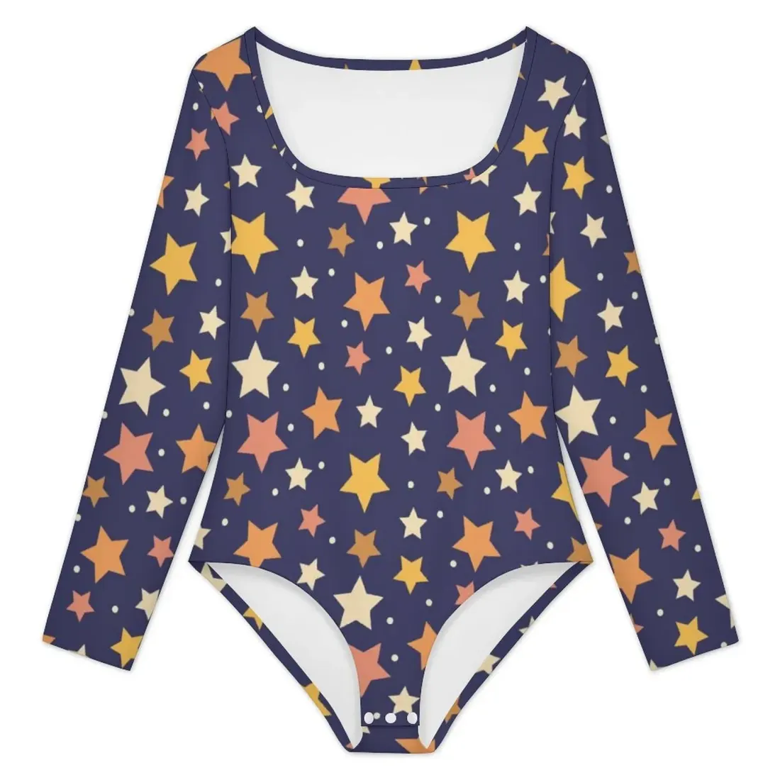 Women's Square Neck Long Sleeve Bodysuit — photo 5