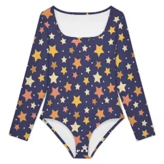 Women's Square Neck Long Sleeve Bodysuit thumbnail 5