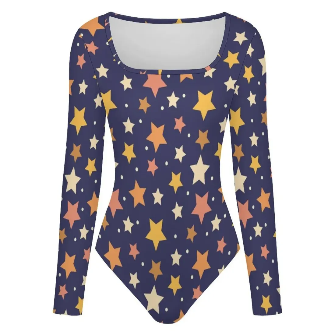 Women's Square Neck Long Sleeve Bodysuit — photo 6