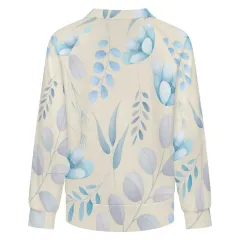 Women's Casual Long Sleeve V-Neck Sweatshirt thumbnail 5
