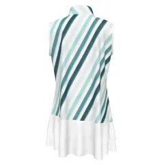 Women's Sleeveless Quarter Zip Ruffle Sports Dress thumbnail 3