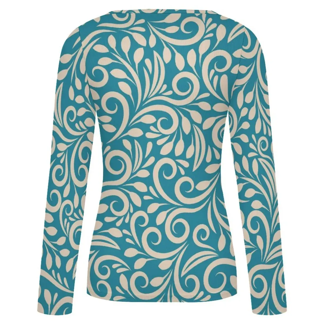 Women's Square Neck Long Sleeve Shirt — photo 5