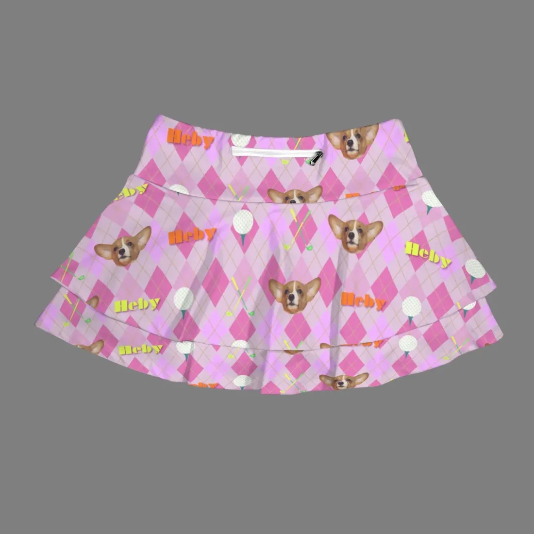 Double-Layer Ruffle Sports Skirt — photo 6