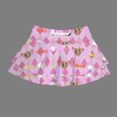 Double-Layer Ruffle Sports Skirt thumbnail 6