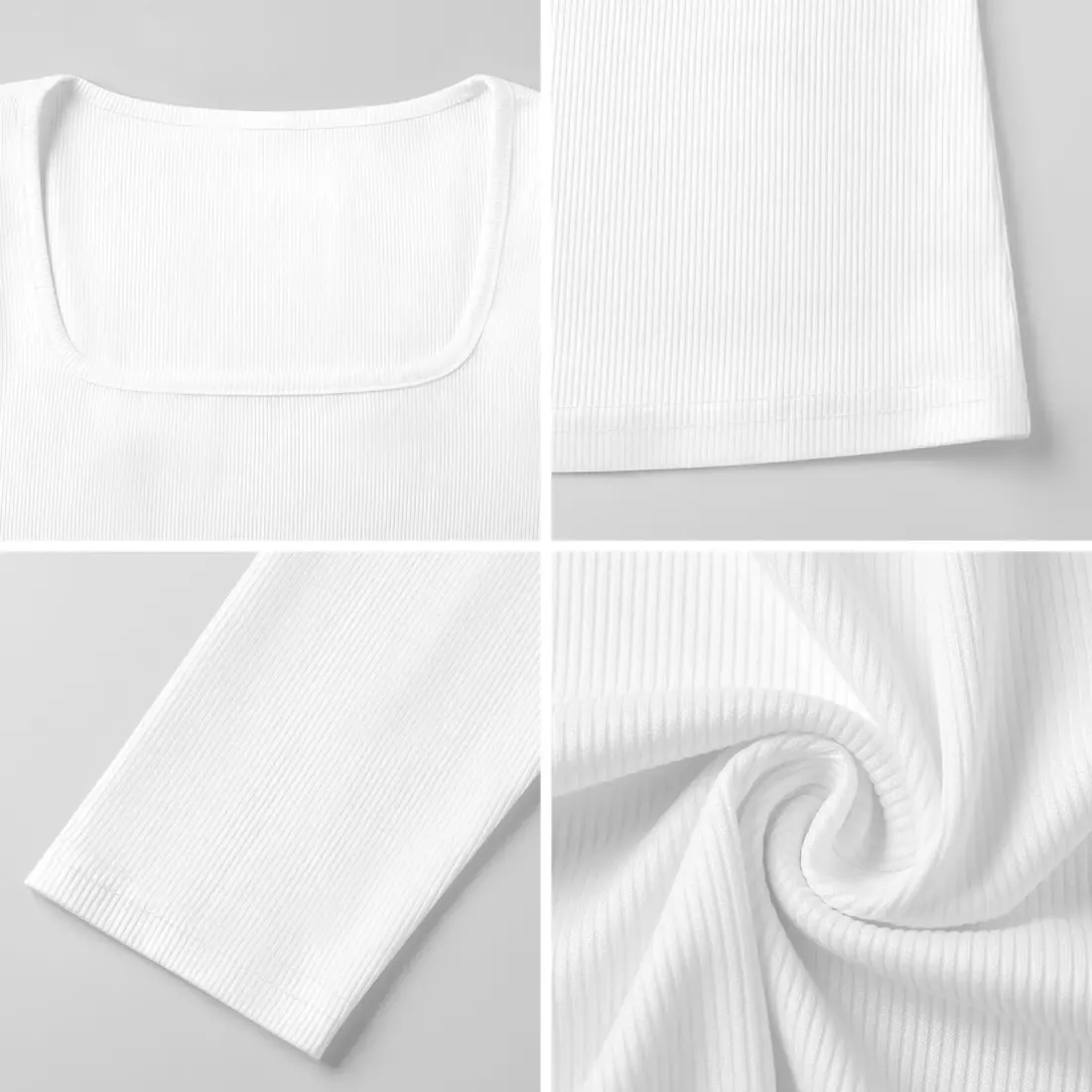 Women's Square Neck Long Sleeve Shirt — photo 6