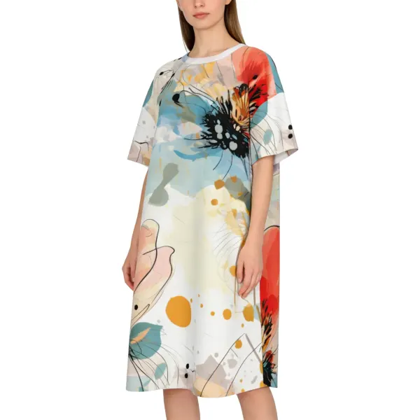 Women's All-Over Print T-Shirt Dress